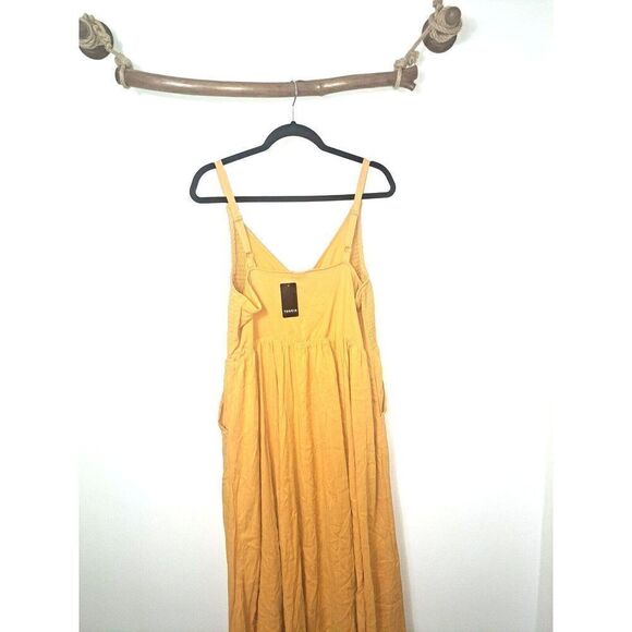 Torrid Dress Womens Yellow Maxi Dress Vacation Beach Summer Plus Size 2X - Picture 6 of 11